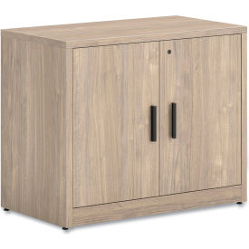 Storage Cabinet with Doors, 36"W x 20"D x 29-1/2"H, Kingswood Walnut