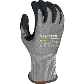 Cut Resistant Gloves, Micro Foam Nitrile Coated, ANSI A9, L, Gray, 12 Pairs
