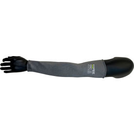 Cut Resistant Sleeve, ANSI A6, 18"L, Gray