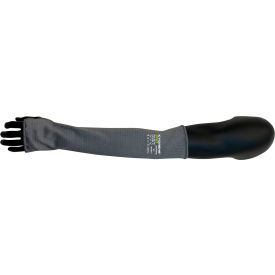 Cut Resistant Sleeve with Thumb Hole, ANSI A6, 18"L, Gray