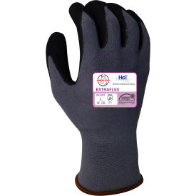 Nitrile Coated General Purpose Work Gloves, M, Gray, 12 Pairs