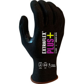 Cut Resistant Gloves, HCT Nano Foam Nitrile Coated, ANSI A4, M, Black, 12 Pairs