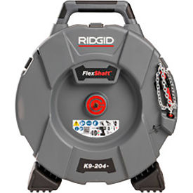 FlexShaft K9-204+ Drain Cleaning Machine with 70'L x 5/16"Dia. Cable, 2500 RPM