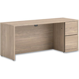 10500 Series Full Height Right Pedestal Credenza, 72"W x 24"D x 29-1/2"H, Walnut