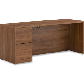 10500 Series Full Height Left Pedestal Credenza, 72"W x 24"D x 29-1/2"H, Pinnacle