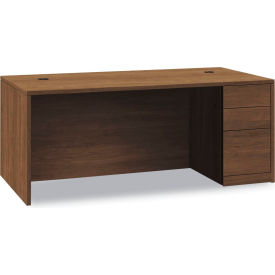10500 Series Full Height Single Pedestal Office Desk, 72"W x 36"D x 29-1/2"H, Pinnacle