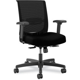 Convergence Task Chair, Mid Back, 16-1/2" - 21"H Seat, Black