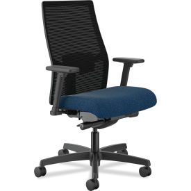 Ignition 2.0 4-Way Stretch Task Chair, Mid Back, 17" - 21"H Seat, Navy