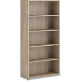 10500 Series Laminate Bookcase, 36"W x 13"D x 71"H, Kingswood Walnut