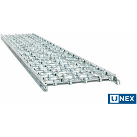Straight Galvanized Steel Skate Wheel Conveyor, 10" BF, 8" WPF, 5'L x 12"W