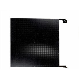 Double-Sided Swing Panel Pegboard, 48"W x 1-1/2"D x 48"H, Black