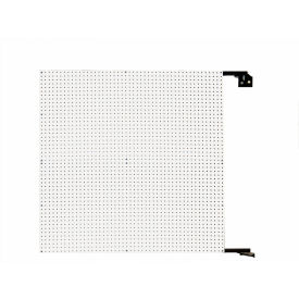 Double-Sided Swing Panel Pegboard, 48"W x 1-1/2"D x 48"H, White