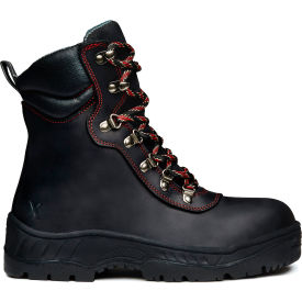 Horizon Women's Safety Work Boots, Alloy Toe, 8"H, Size 12, Carbon Black