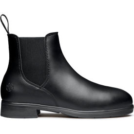Valence Women's Safety Work Boots, Steel Toe, 7"H, Size 11, Vegan Midnight Black
