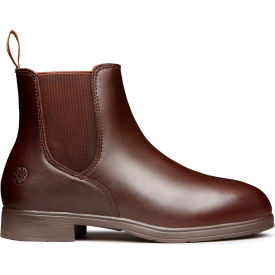 Valence Women's Safety Work Boots, Steel Toe, 7"H, Size 11, Chestnut Brown