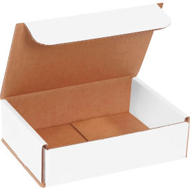 Corrugated Mailers, 7"L x 6"W x 2"H, White
