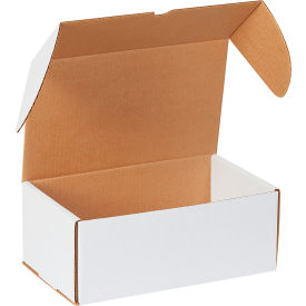 Corrugated Outside Tuck Mailers, 11-3/4"L x 7-1/4"W x 4-3/4"H, White