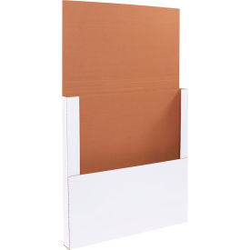 Corrugated Easy-Fold Mailers, 18"L x 18"W x 2"H, White