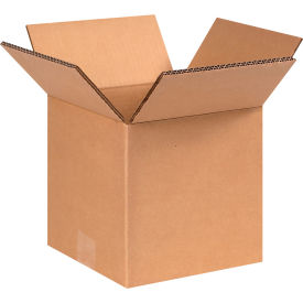 Heavy Duty Double Wall Corrugated Boxes, 7"L x 7"W x 7"H, Kraft
