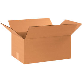 HD Single Wall Corrugated Boxes, 17-1/4"L x 11-1/4"W x 6"H, Kraft