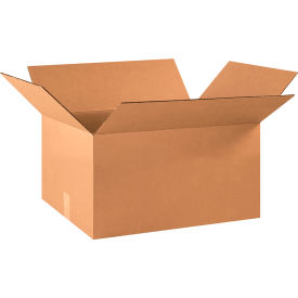 Cardboard Corrugated Boxes, 22"L x 15"W x 10"H, Kraft