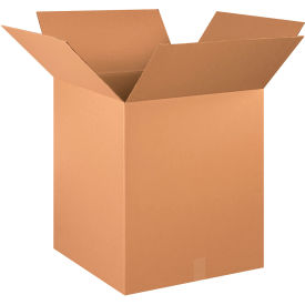 Cardboard Corrugated Boxes, 22"L x 22"W x 24"H, Kraft