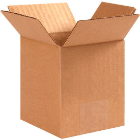 Cardboard Corrugated Boxes, 5"L x 5"W x 6"H, Kraft