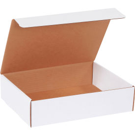 Corrugated Literature Mailers, 12"L x 9"W x 3"H, White