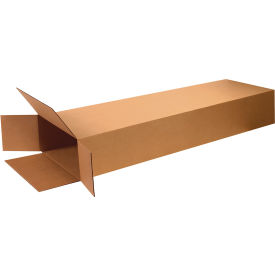 Side Loading Cardboard Corrugated Boxes, 13"L x 3"W x 30"H, Kraft