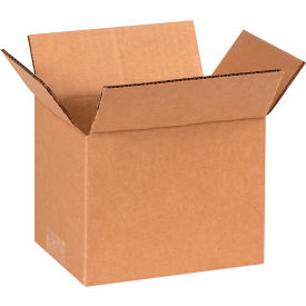 Cardboard Corrugated Boxes, 7"L x 5"W x 5"H, Kraft