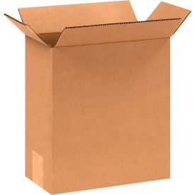 Cardboard Corrugated Boxes, 8-3/4"L x 4-3/8"W x 9-1/2"H, Kraft
