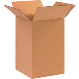 Cardboard Corrugated Boxes, 10"L x 10"W x 16"H, Kraft