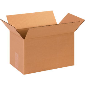 Cardboard Corrugated Boxes, 13"L x 8"W x 6"H, Kraft