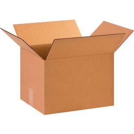 Cardboard Corrugated Boxes, 15"L x 13"W x 12"H, Kraft