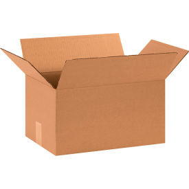 Cardboard Corrugated Boxes, 15"L x 10"W x 7"H, Kraft