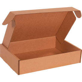 Corrugated Deluxe Literature Mailers, 15-1/8"L x 11-1/8"W x 3"H, Kraft