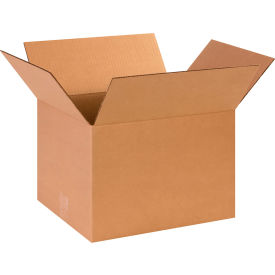 Cardboard Corrugated Boxes, 14"L x 12"W x 9"H, Kraft