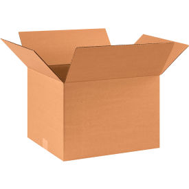 Cardboard Corrugated Boxes, 17-1/2"L x 14-3/4"W x 12-1/2"H, Kraft