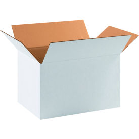 Cardboard Corrugated Boxes, 17-1/4"L x 11-1/4"W x 10"H, White