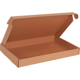 Corrugated Deluxe Literature Mailers, 17-1/8"L x 11-1/8"W x 2"H, Kraft