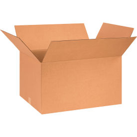 Cardboard Corrugated Boxes, 26"L x 18"W x 14"H, Kraft