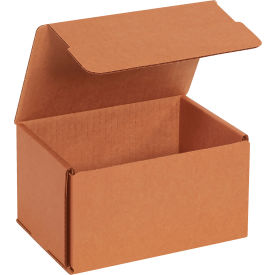 Corrugated Mailers, 6-1/2"L x 4-7/8"W x 3-3/4"H, Kraft
