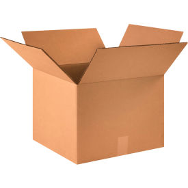 Heavy Duty Double Wall Corrugated Boxes, 16"L x 16"W x 14"H, Kraft