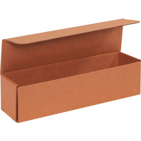 Corrugated Mailers, 13-1/2"L x 3-1/2"W x 3-1/2"H, Kraft