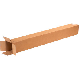 Tall Cardboard Corrugated Boxes, 5"L x 5"W x 40"H, Kraft