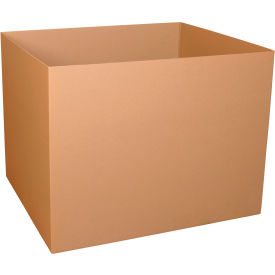 Single Wall Gaylord Bottom, 36"L x 36"W x 36"H, Kraft