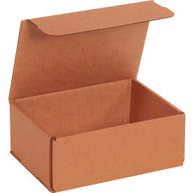 Corrugated Mailers, 6-1/2"L x 4-7/8"W x 2-5/8"H, Kraft