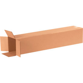 Tall Cardboard Corrugated Boxes, 6"L x 6"W x 29"H, Kraft