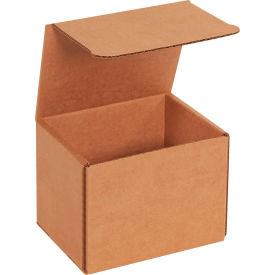 Corrugated Mailers, 5"L x 4"W x 4"H, Kraft