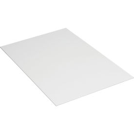 Single Wall Corrugated Sheets, 48"L x 48"W, White